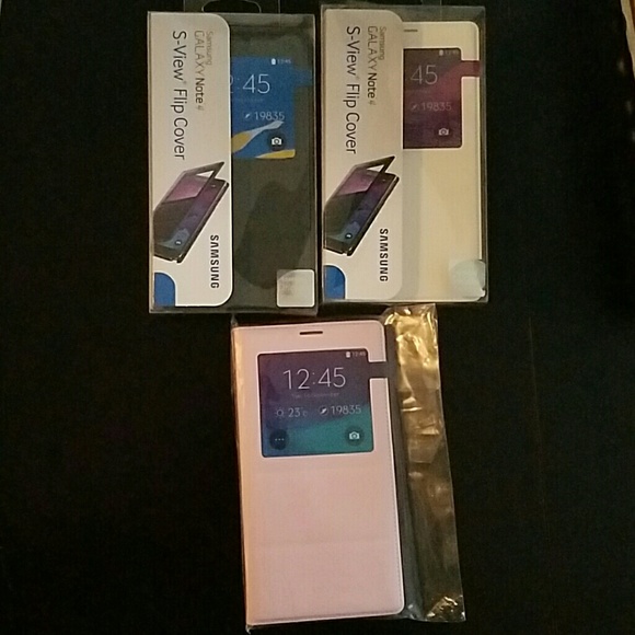 NEW Samsung S-View Flip Cover Note 4 - Picture 4 of 5